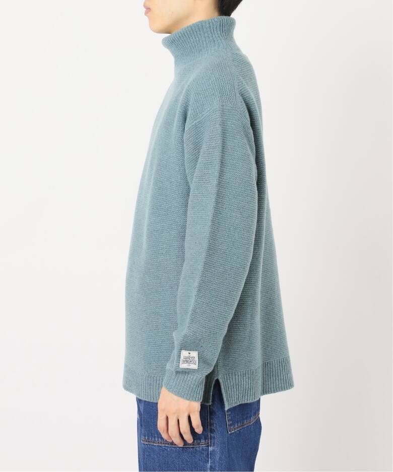 HAMILTON WOOL ガーター タートルネックニット（ニット／セーター  