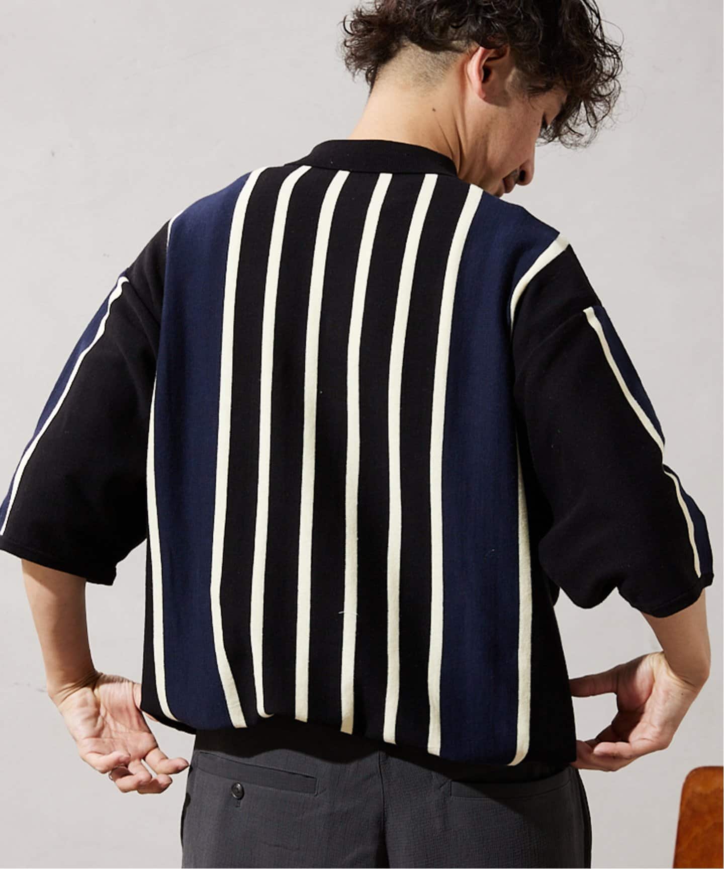 CALIFORNIA STRIPE ニットポロシャツ（ポロシャツ）｜JOURNAL