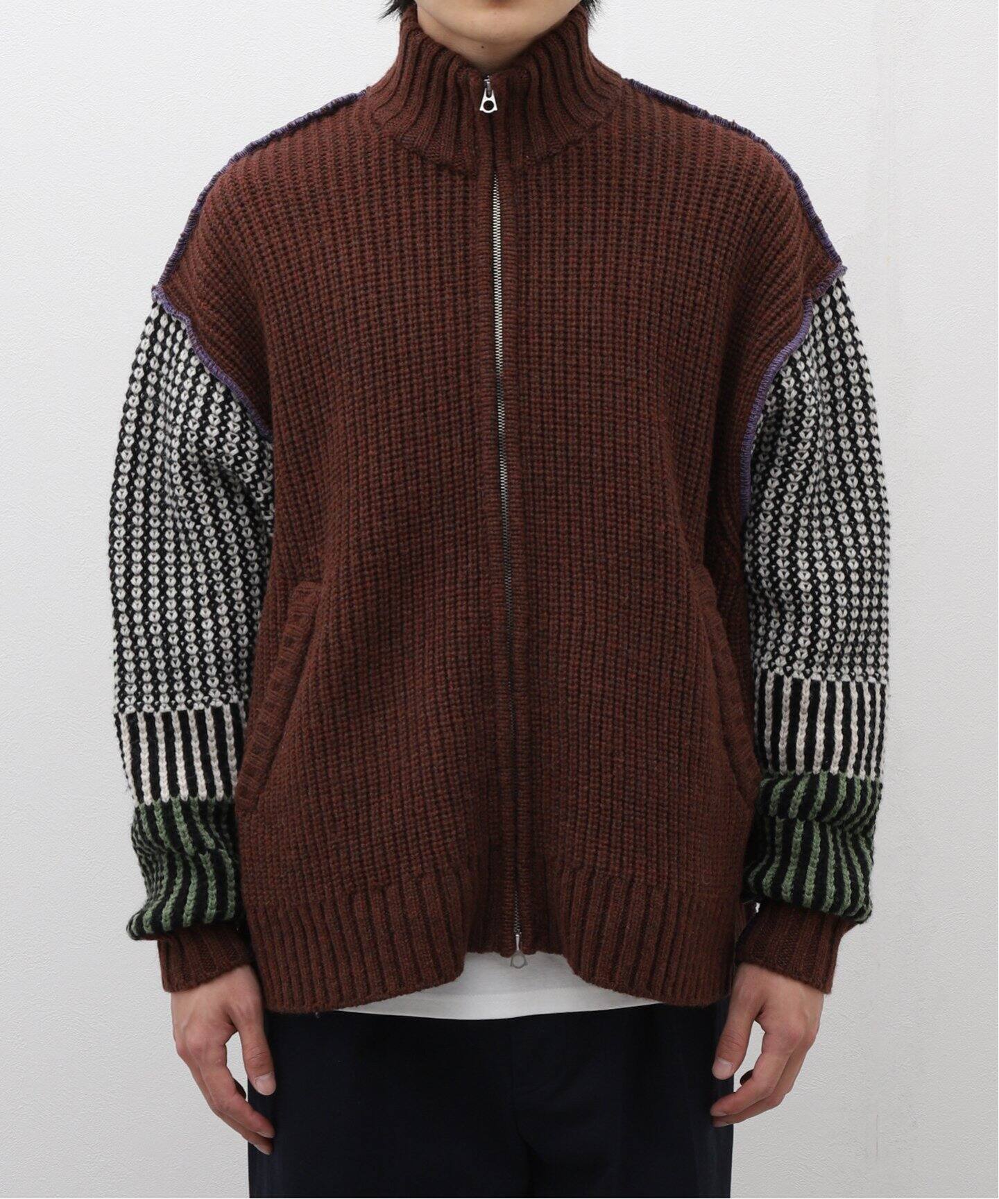 FILL THE BILL ZIP UP KNIT BLOUSON（ニット／セーター）｜JOURNAL 