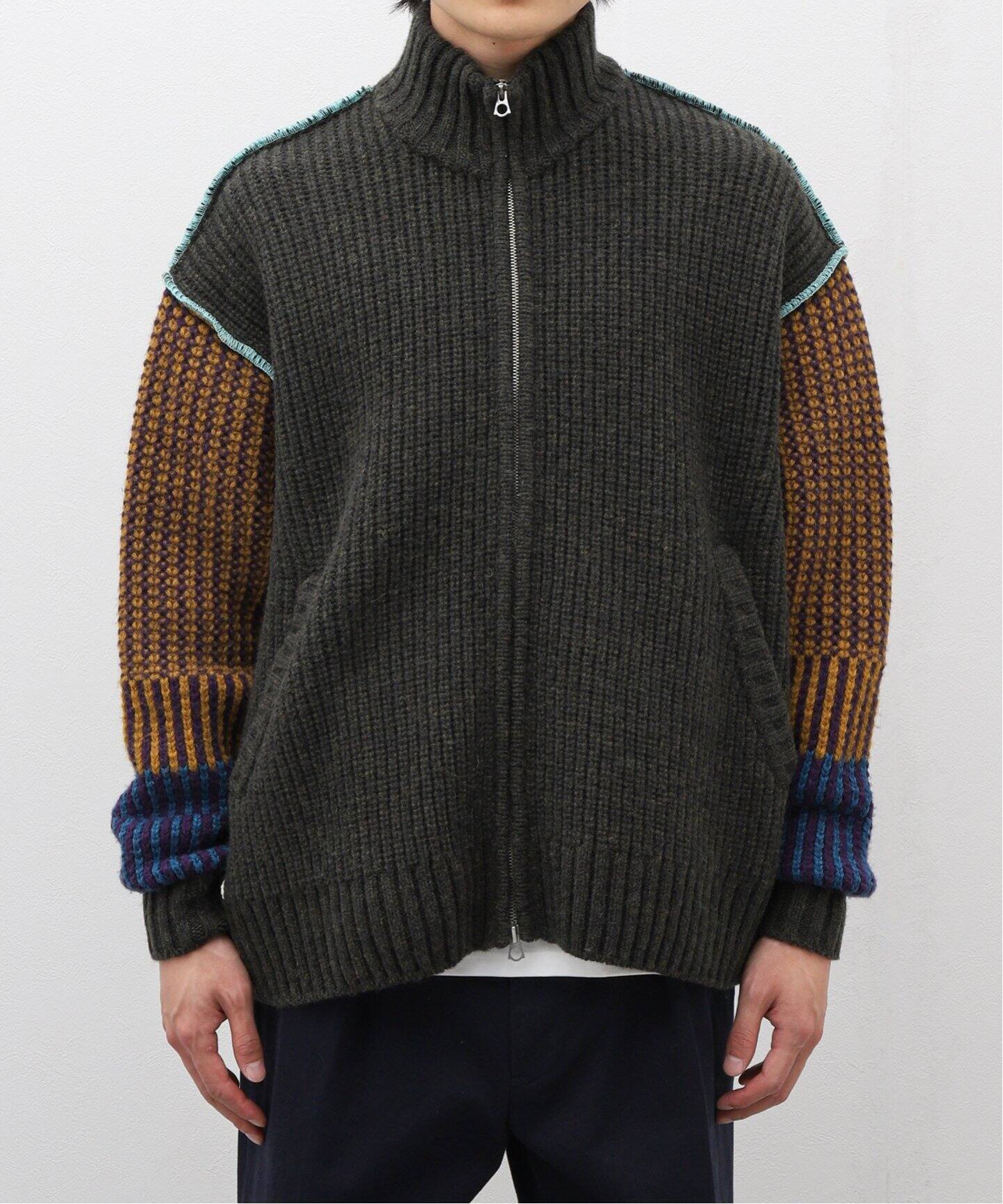 FILL THE BILL ZIP UP KNIT BLOUSON（ニット／セーター）｜JOURNAL 