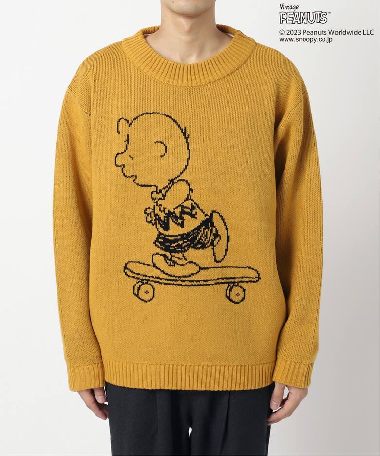 PEANUTS by relume / ピーナッツ】別注 ダブル ジャガードニット  