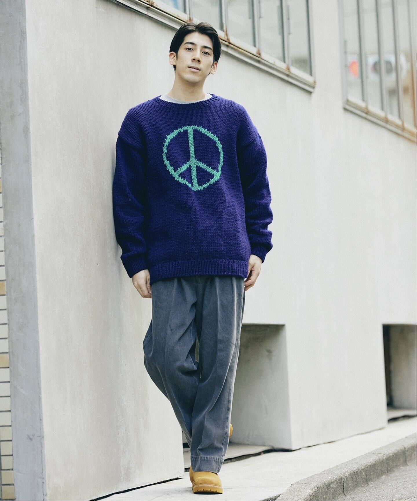 THRIFTY LOOK / スリフティールック】ペルーハンドニット（ニット 