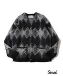 【J.S.Homestead / Stead】5G KID-MOHAIR MIX W-ARGYLE C/D