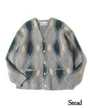 【J.S.Homestead / Stead】5G KID-MOHAIR MIX W-ARGYLE C/D