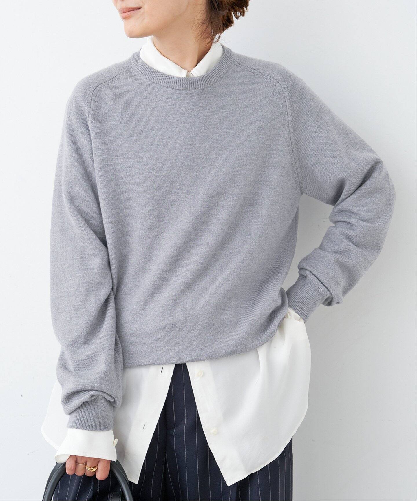 WISH クルーネック プルオーバー（ニット／セーター）｜Deuxieme 