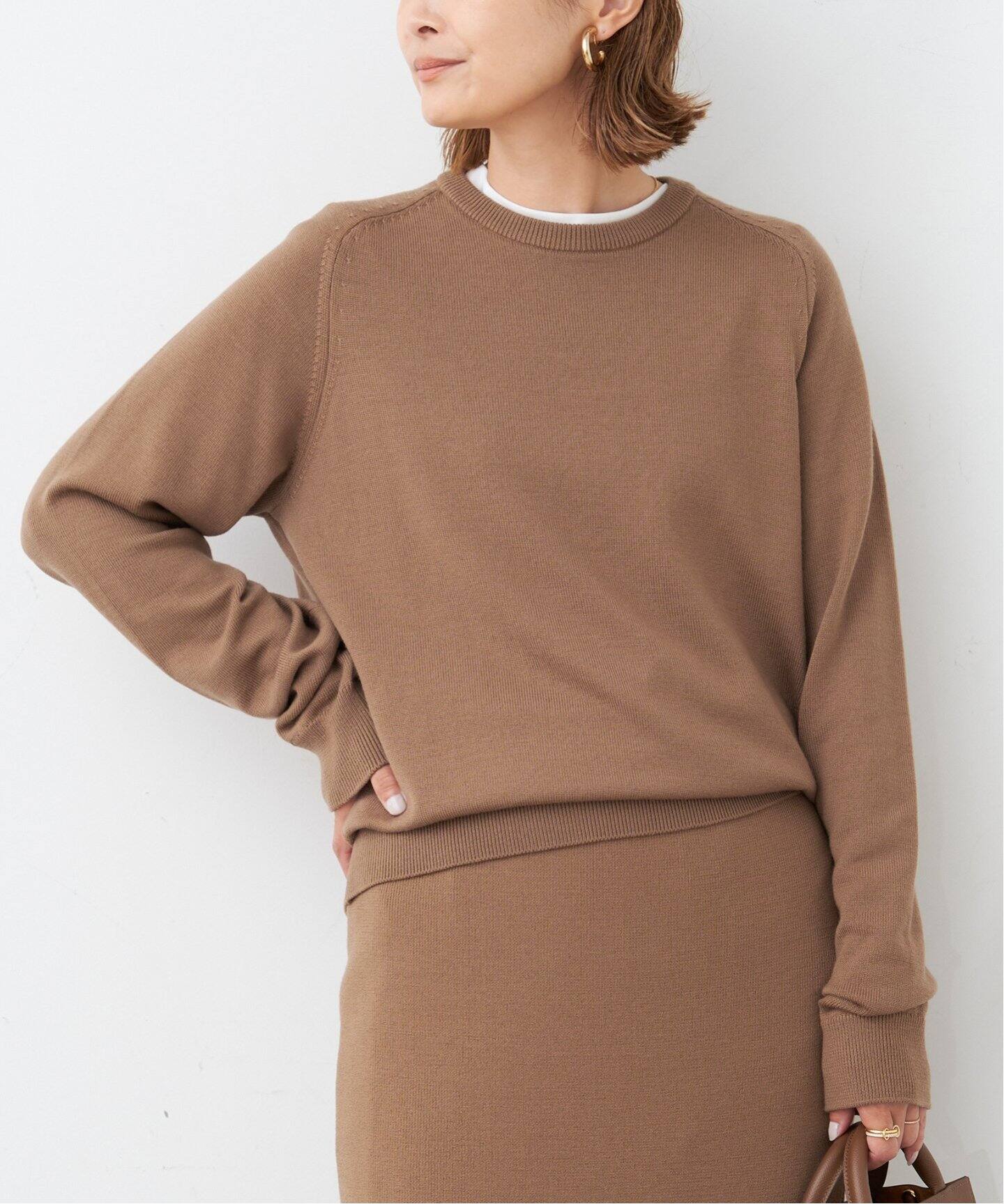 WISH クルーネック プルオーバー（ニット／セーター）｜Deuxieme  