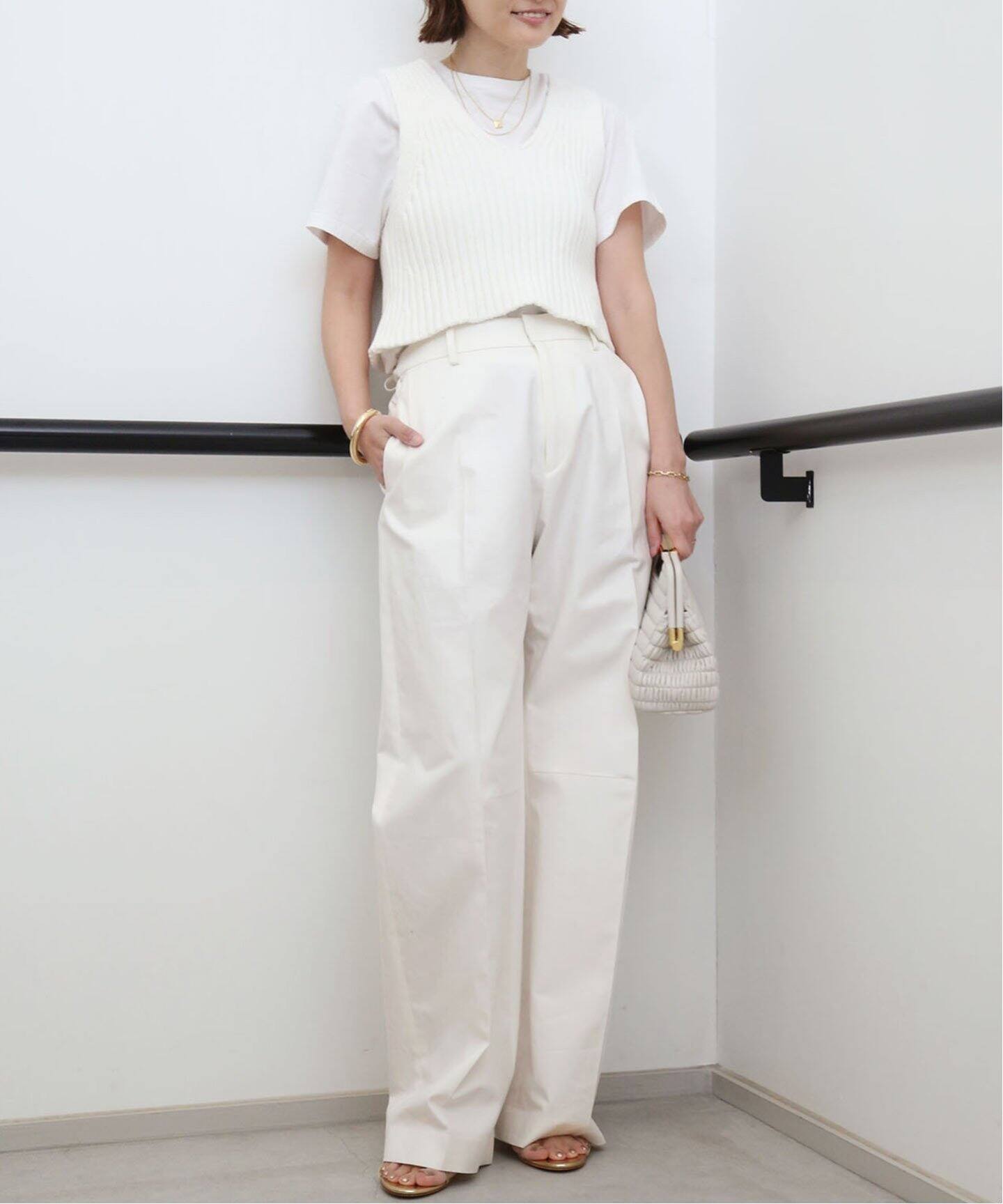 Lily sof リブ ベスト（ベスト）｜Deuxieme Classe（ドゥーズィエム  