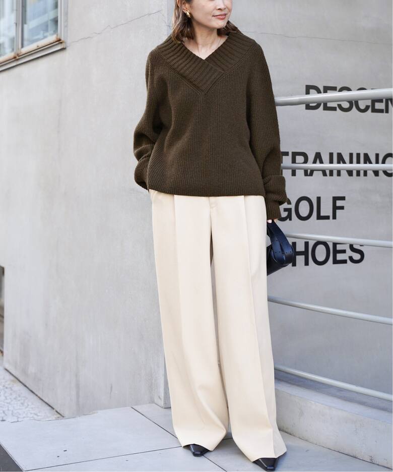 OLBIAアゼVネック プルオーバー（ニット／セーター）｜Deuxieme Classe  