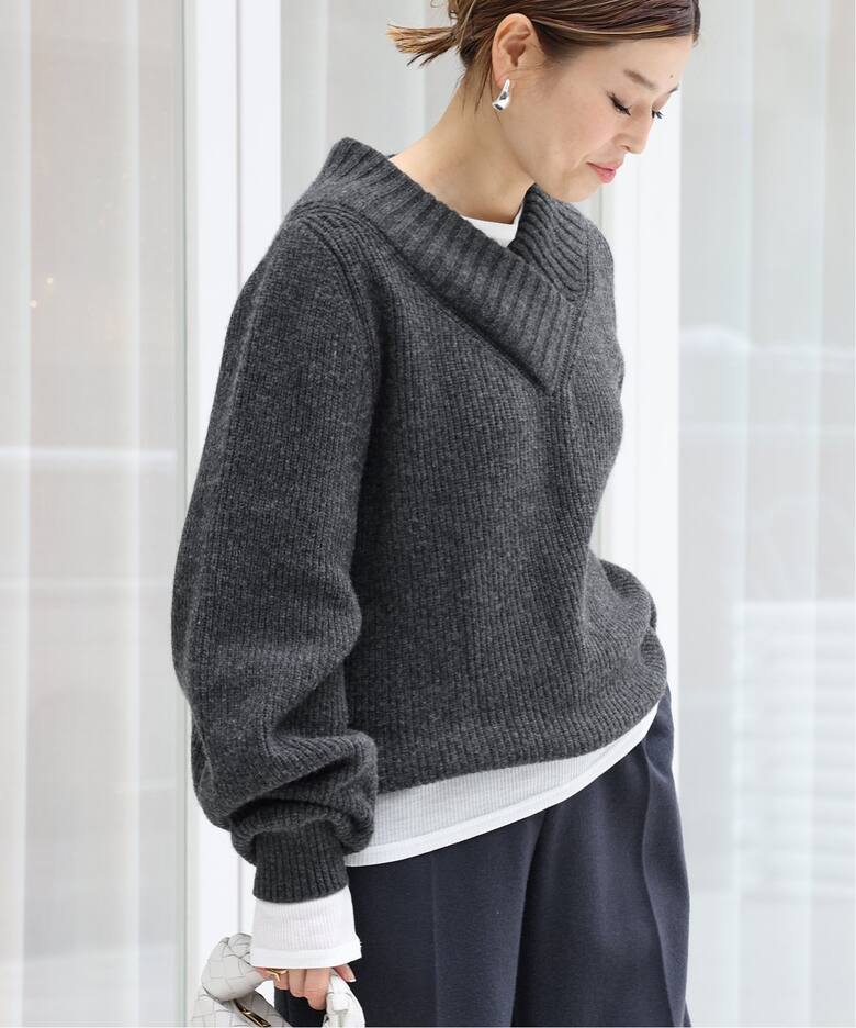 OLBIAアゼVネック プルオーバー（ニット／セーター）｜Deuxieme Classe  