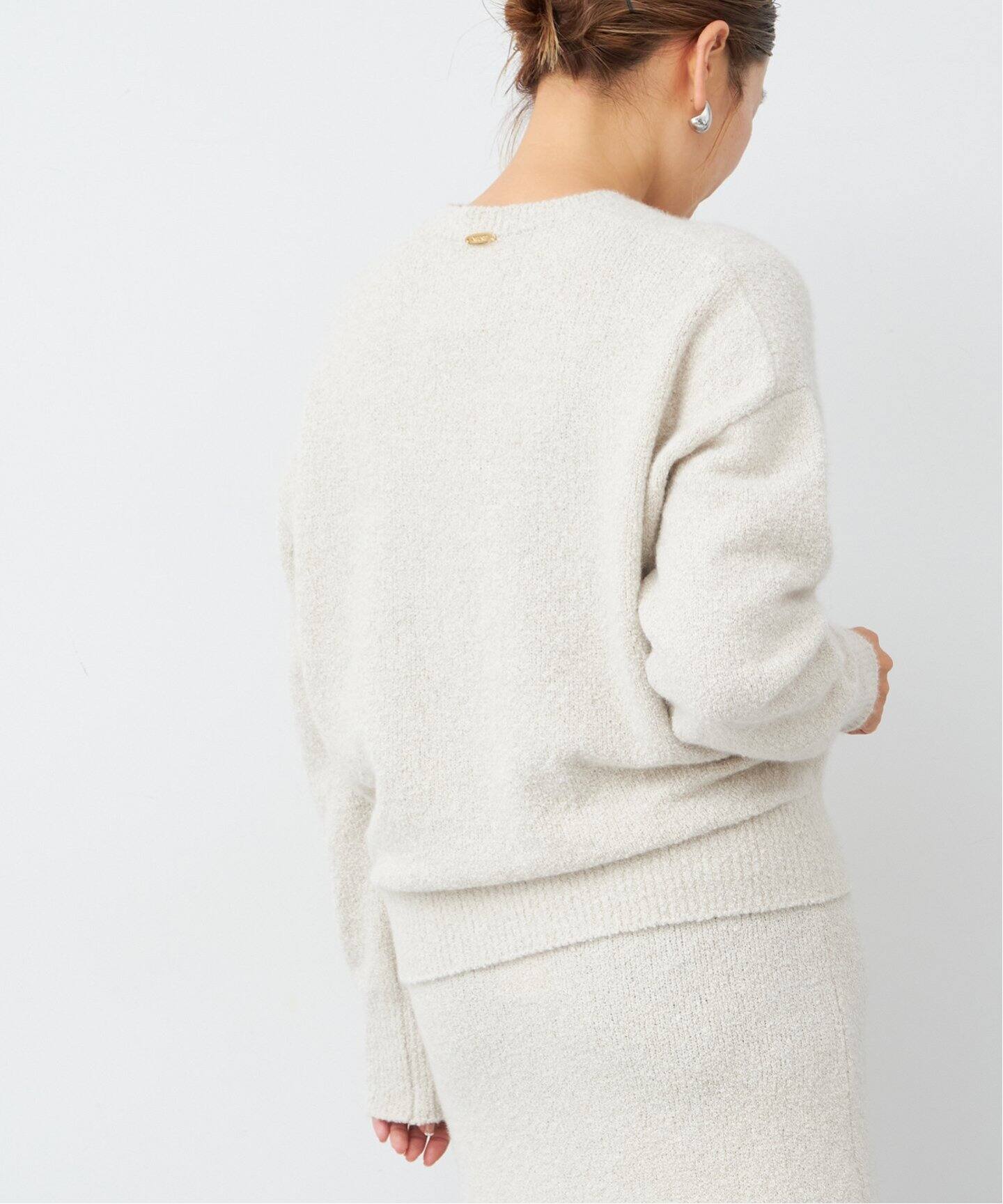 BLENDFOX BOUCLE クルーネックプルオーバー（ニット／セーター 