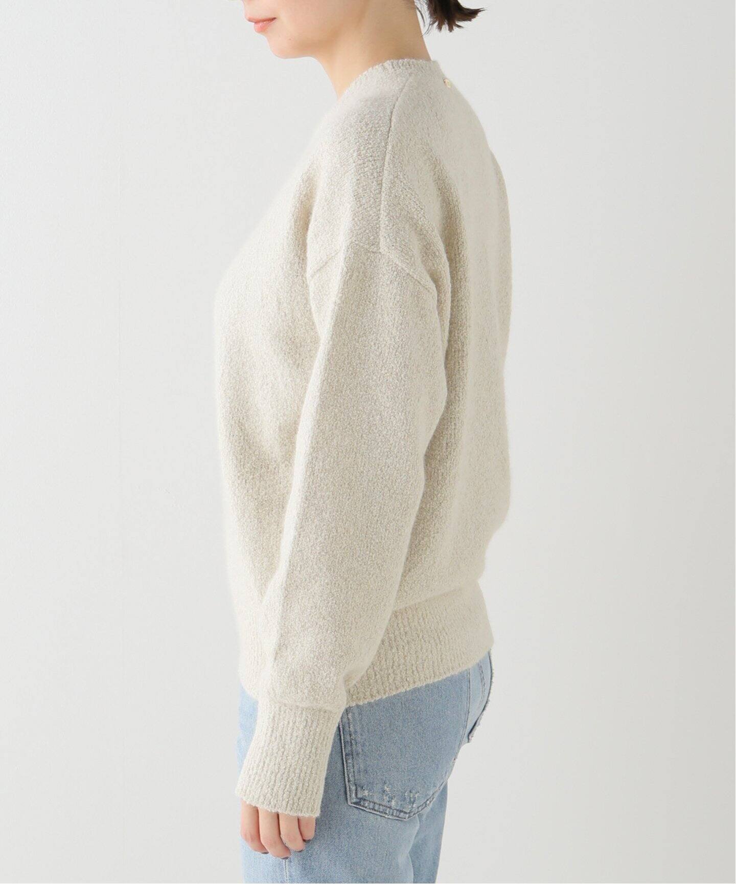 BLENDFOX BOUCLE クルーネックプルオーバー（ニット／セーター 