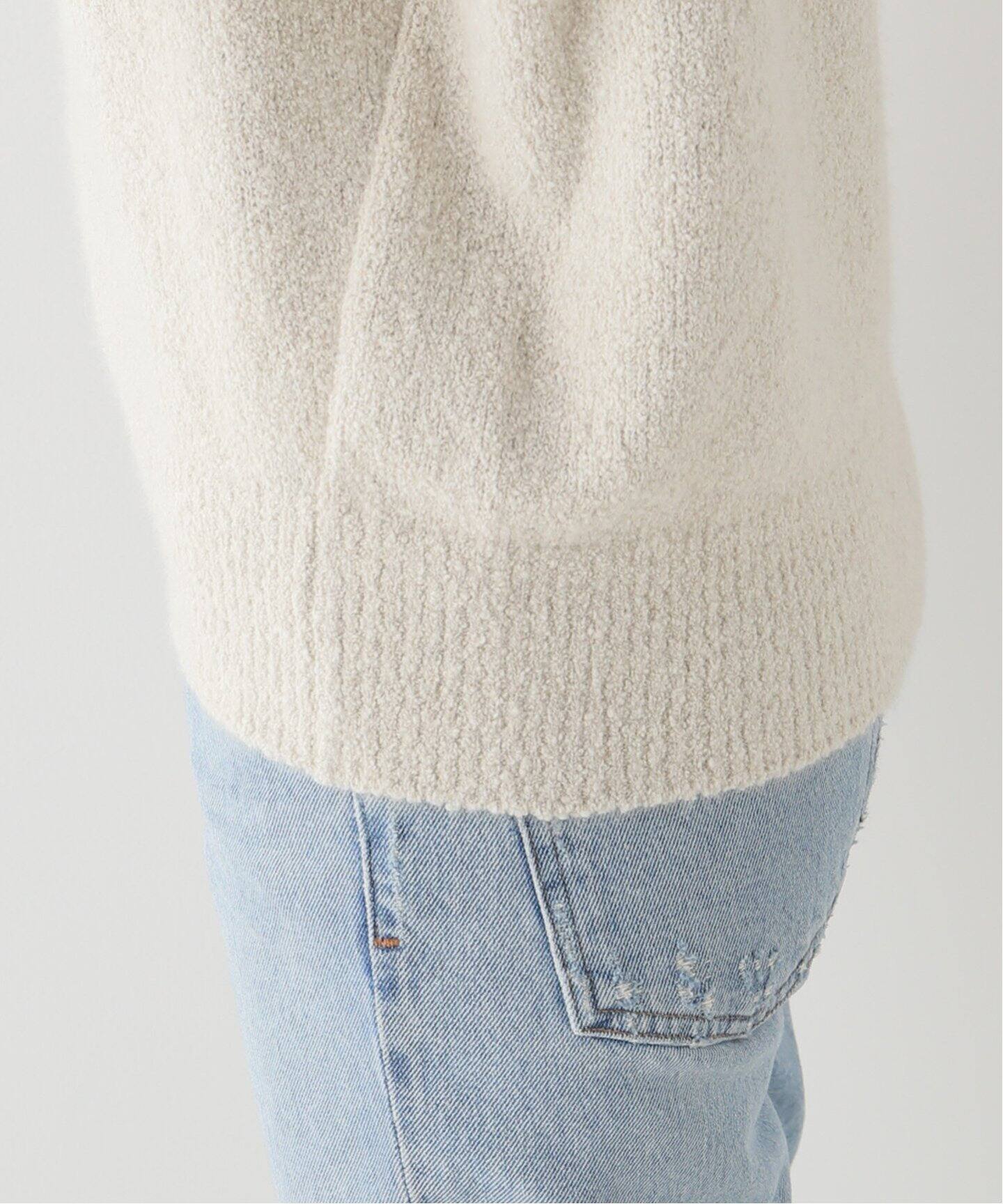 BLENDFOX BOUCLE クルーネックプルオーバー（ニット／セーター 