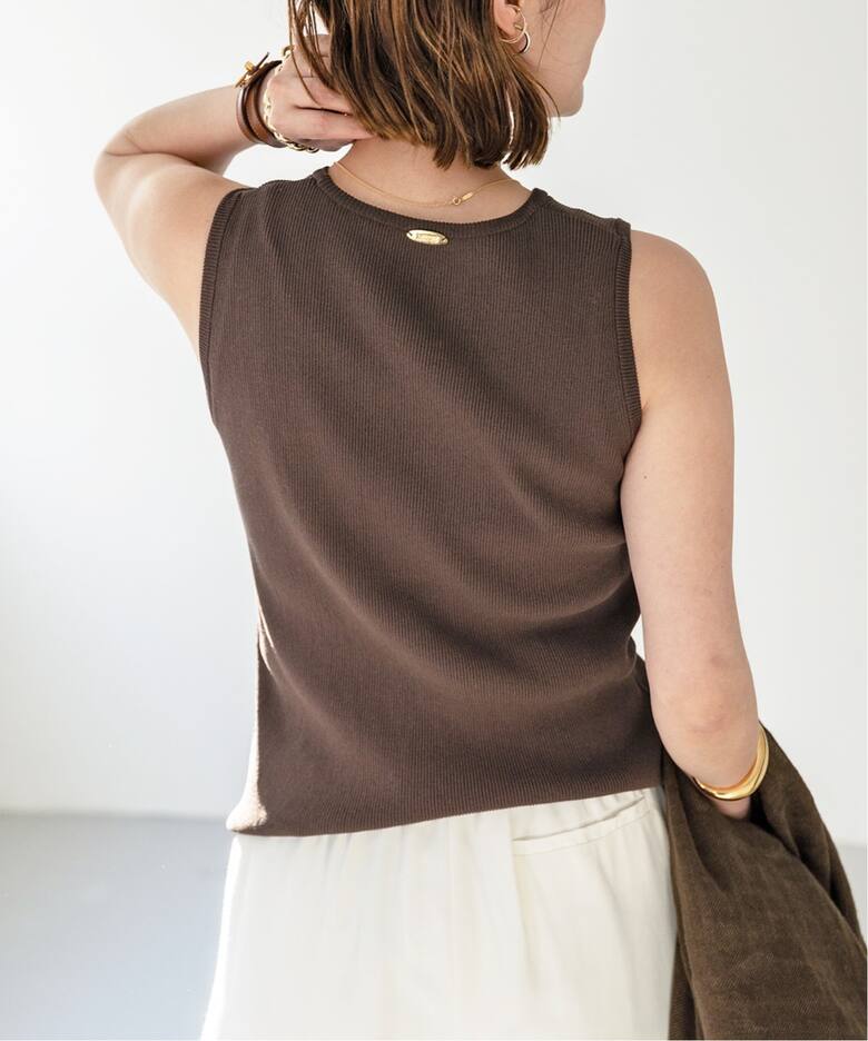 Diner B RIB CROP タンクトップ（タンクトップ）｜Deuxieme Classe  