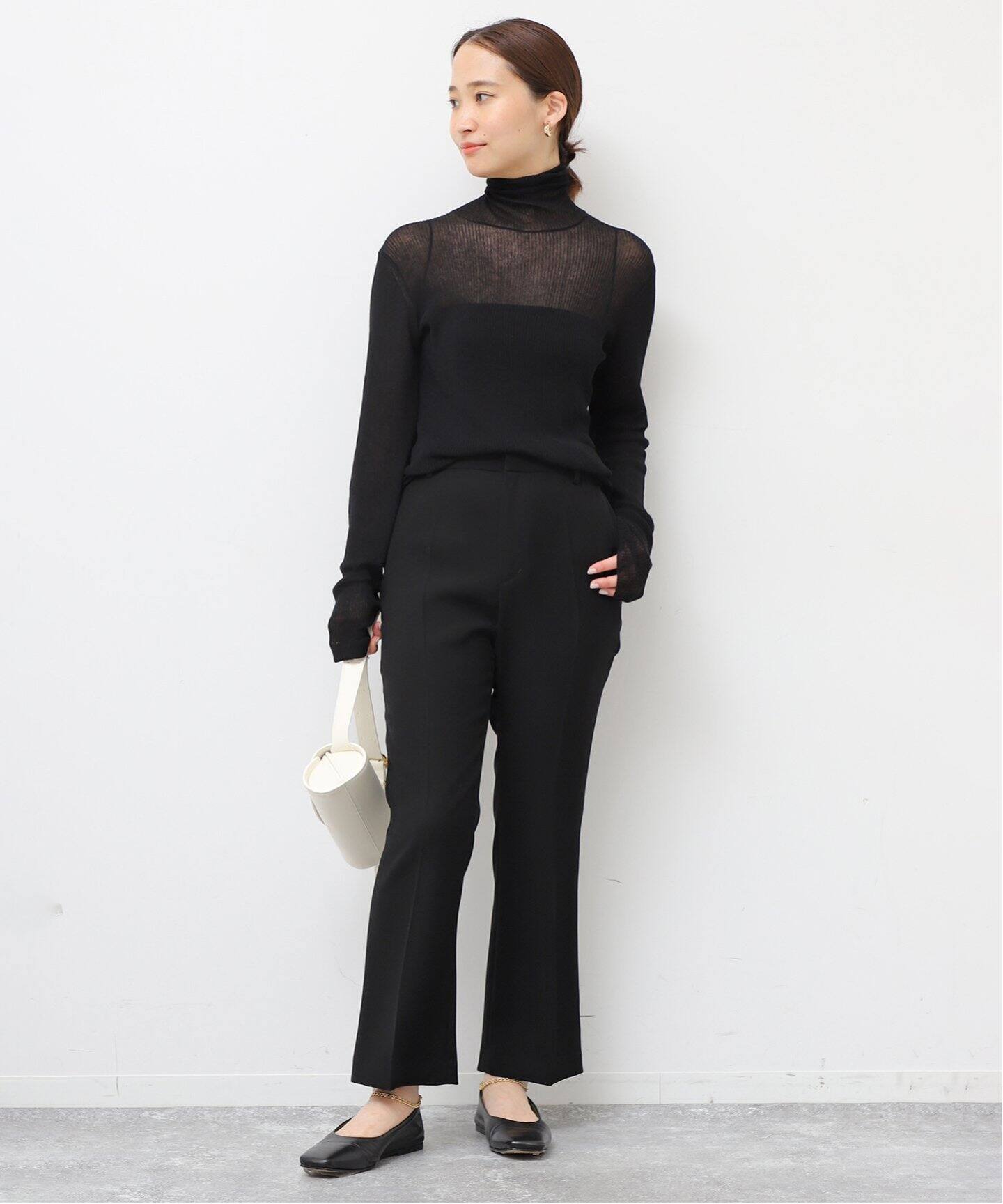 追加 Sheer Rib タートルネックプルオーバー（ニット／セーター  