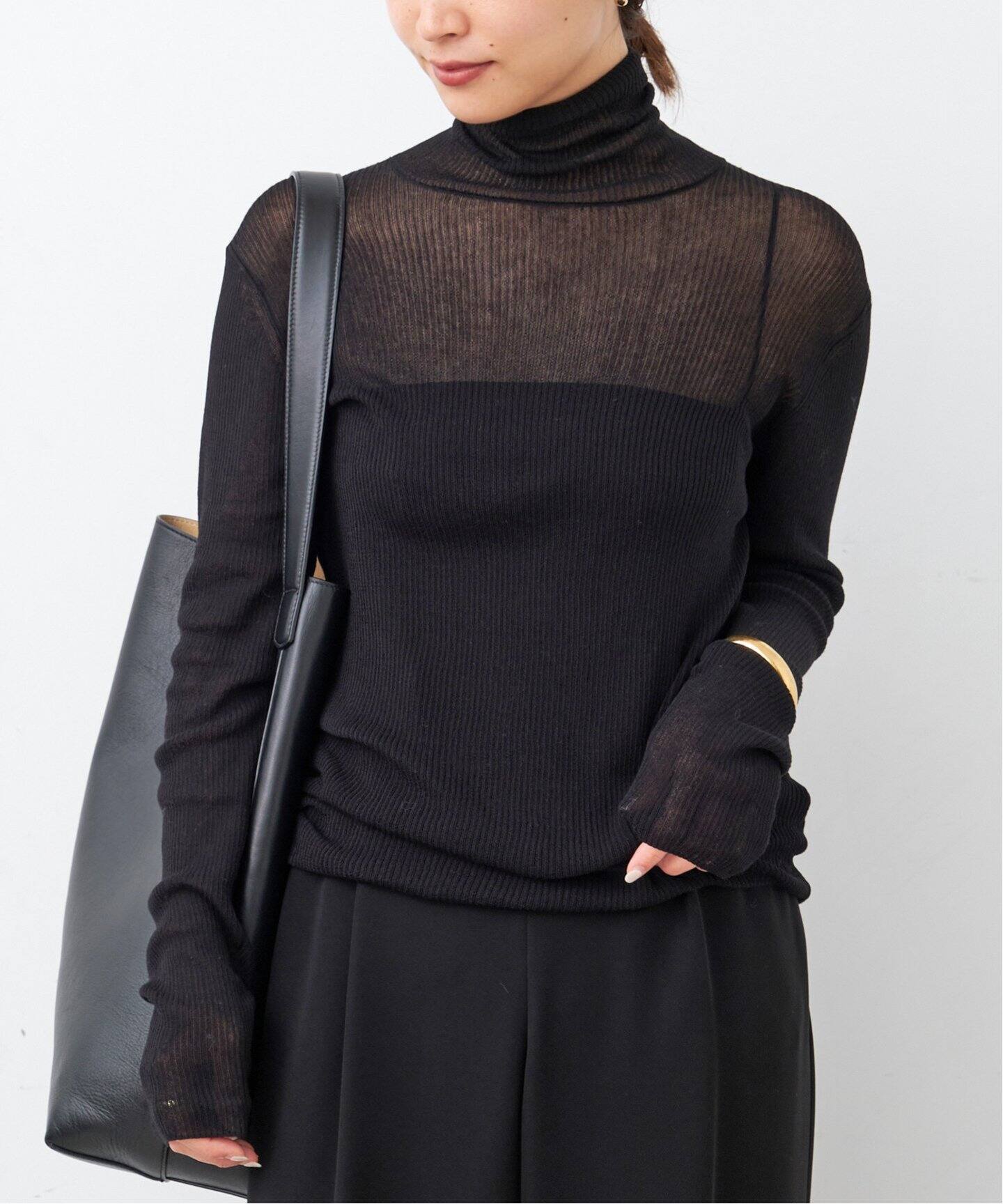 ❣️Deuxieme Classe Basic Rib タートルネックプルオーバー - 長袖 