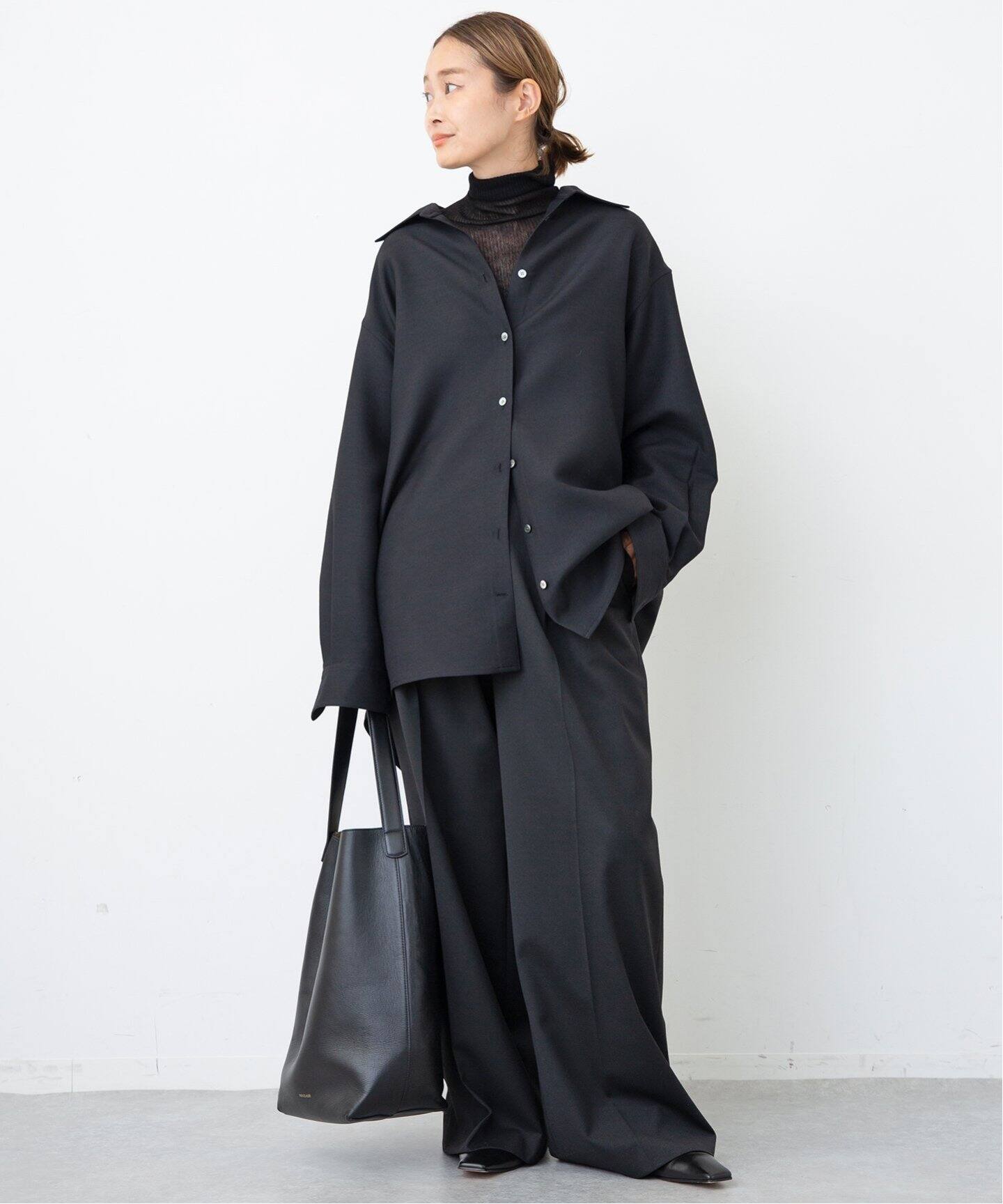 追加 Sheer Rib タートルネックプルオーバー（ニット／セーター  