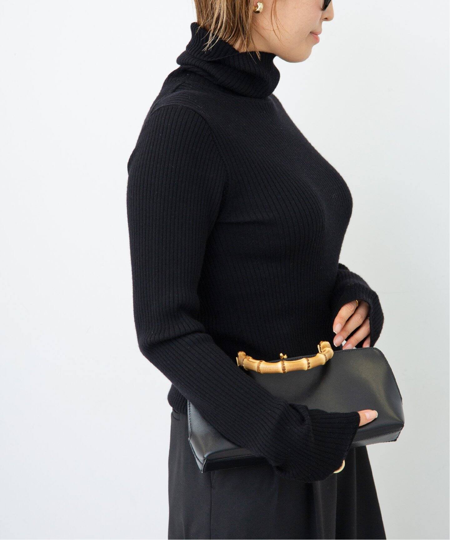 追加 Basic Rib タートルネックプルオーバー（ニット／セーター  