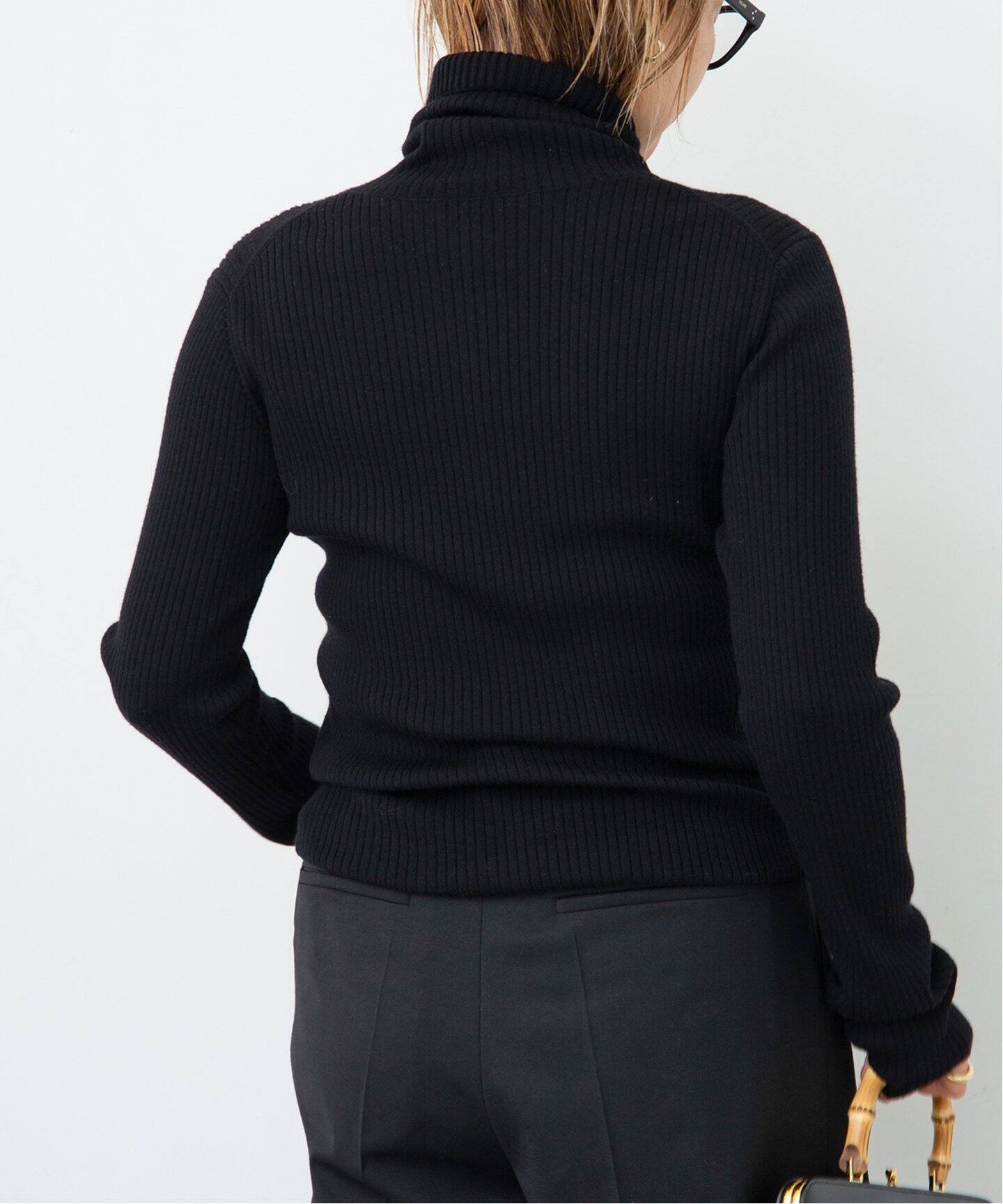 追加 Basic Rib タートルネックプルオーバー（ニット／セーター  