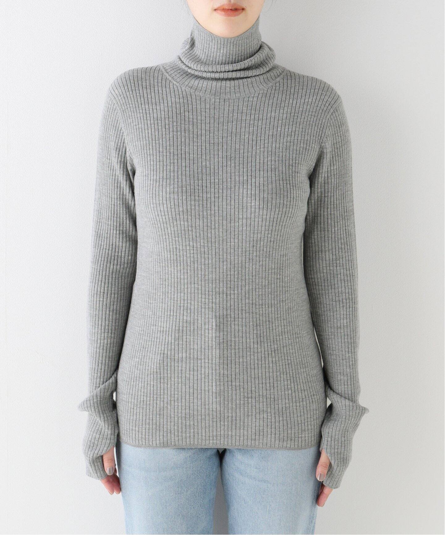 追加 Basic Rib タートルネックプルオーバー（ニット／セーター  