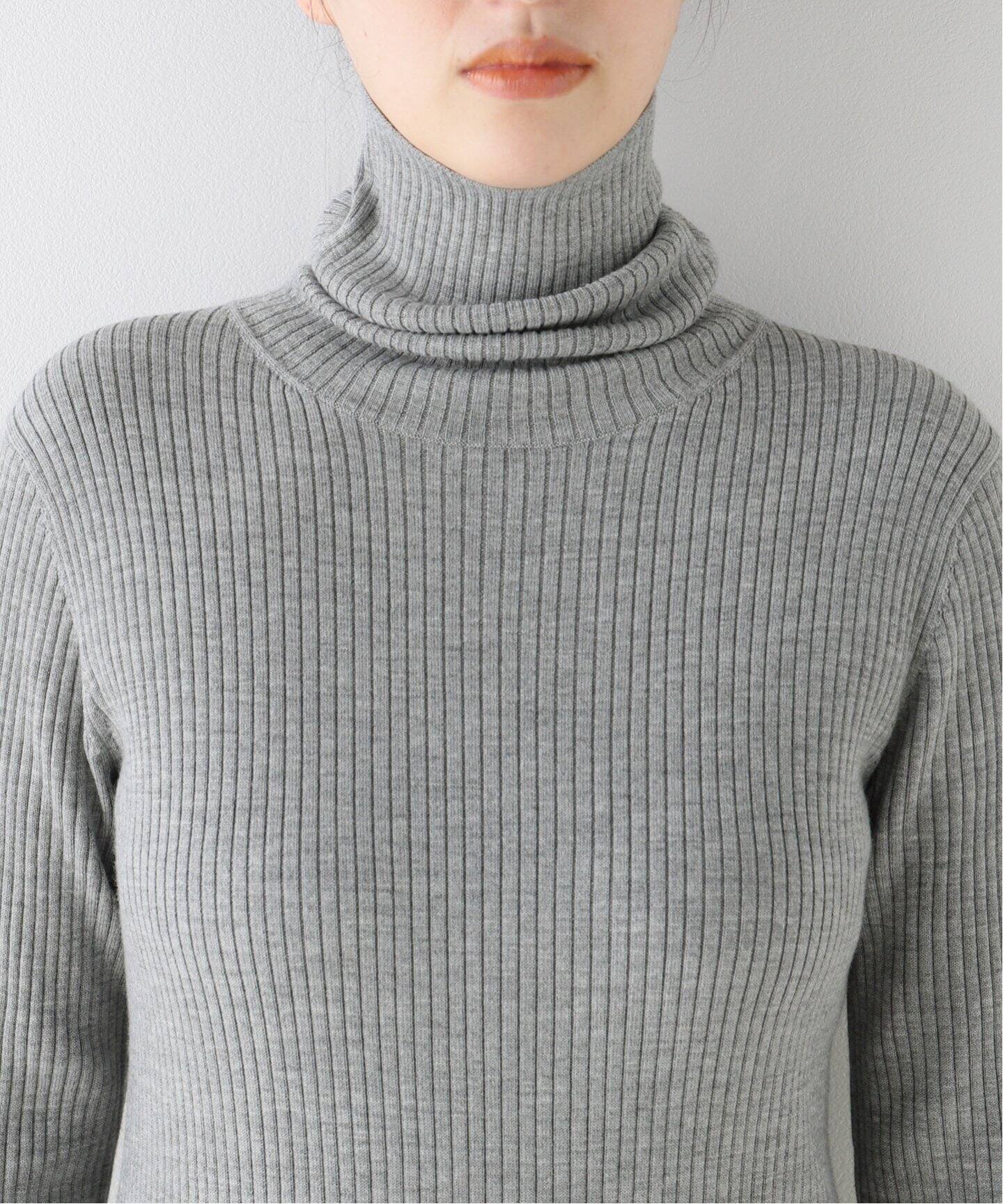 追加 Basic Rib タートルネックプルオーバー（ニット／セーター  