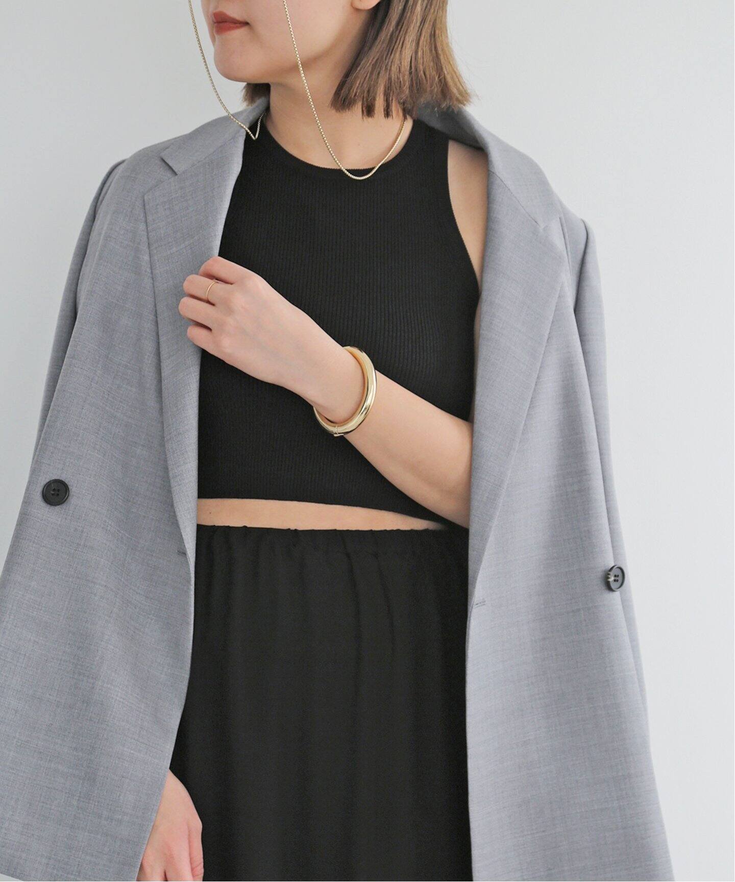 ALFRED Cropped タンクトップ（タンクトップ）｜Deuxieme Classe  