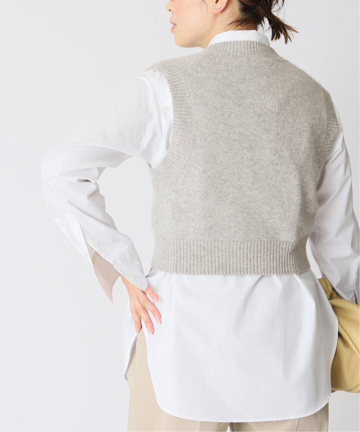 Cashmere Cropped ベスト（ベスト）｜Deuxieme Classe（ドゥーズィエム 