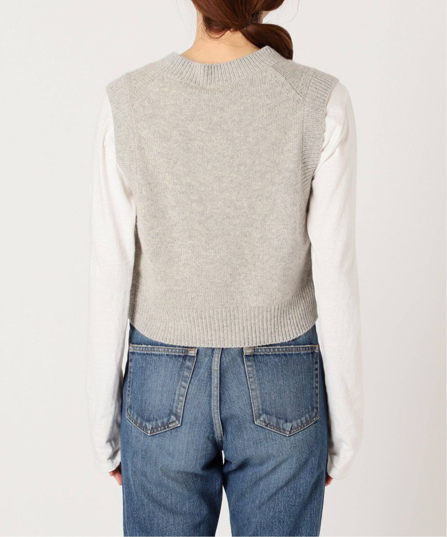 Cashmere Cropped ベスト（ベスト）｜Deuxieme Classe（ドゥーズィエム 