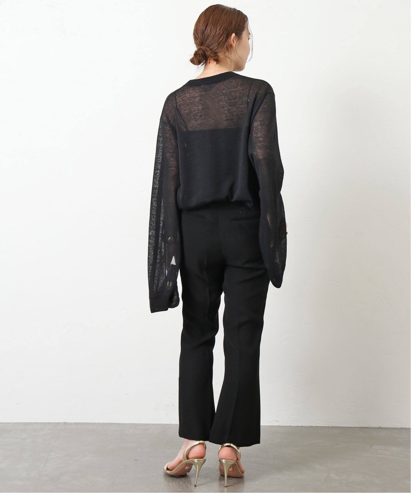 Sheer Slit Sleeve プルオーバー（ニット／セーター）｜Deuxieme 