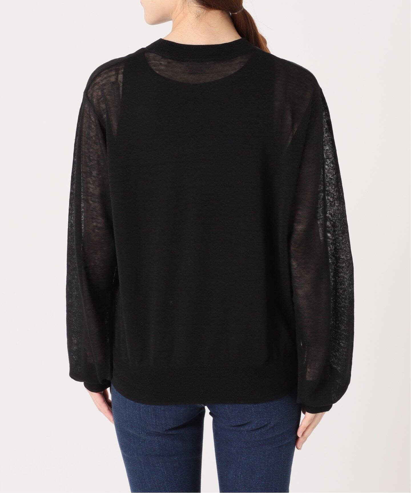 Sheer Slit Sleeve プルオーバー（ニット／セーター）｜Deuxieme 