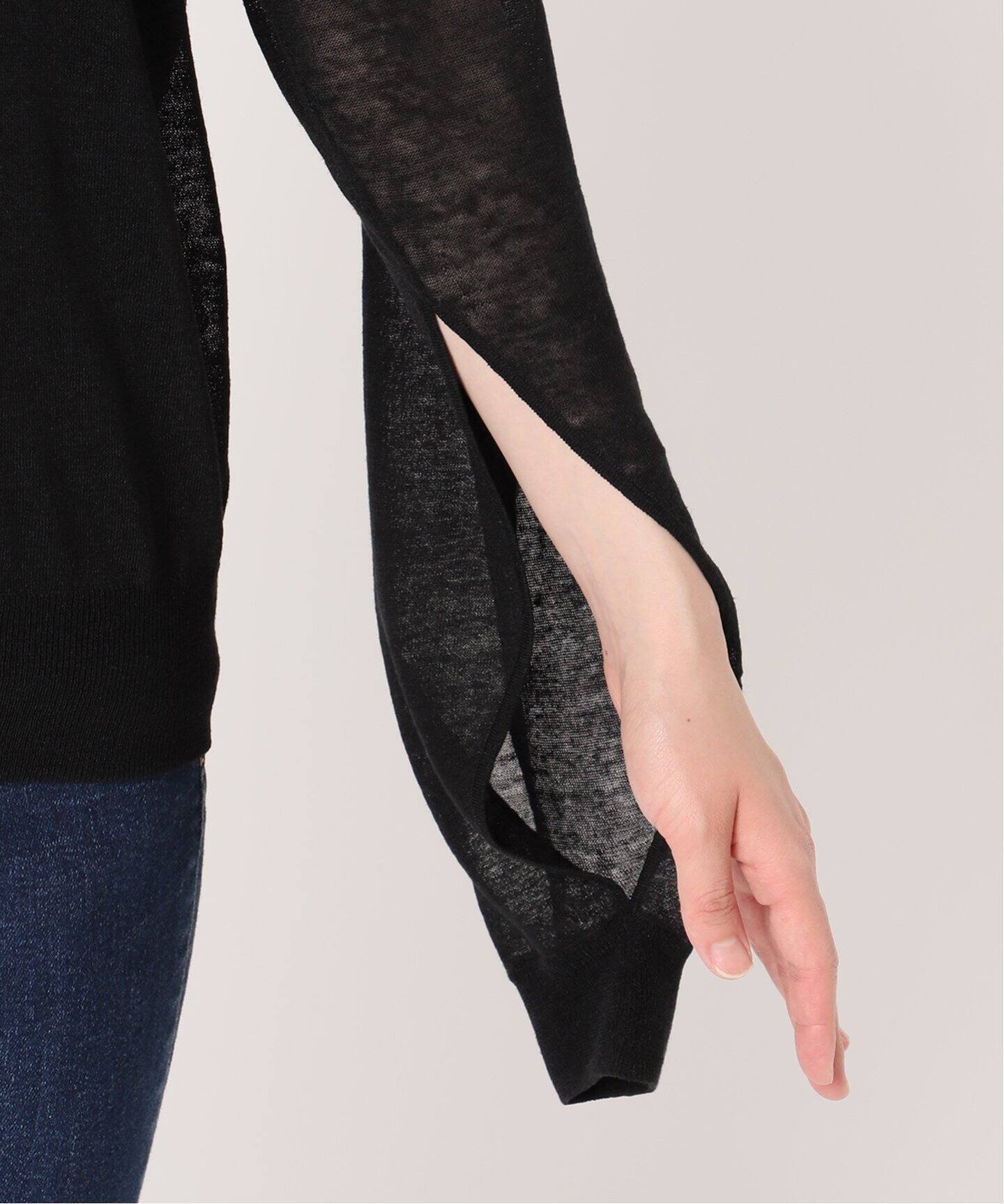 Sheer Slit Sleeve プルオーバー（ニット／セーター）｜Deuxieme 