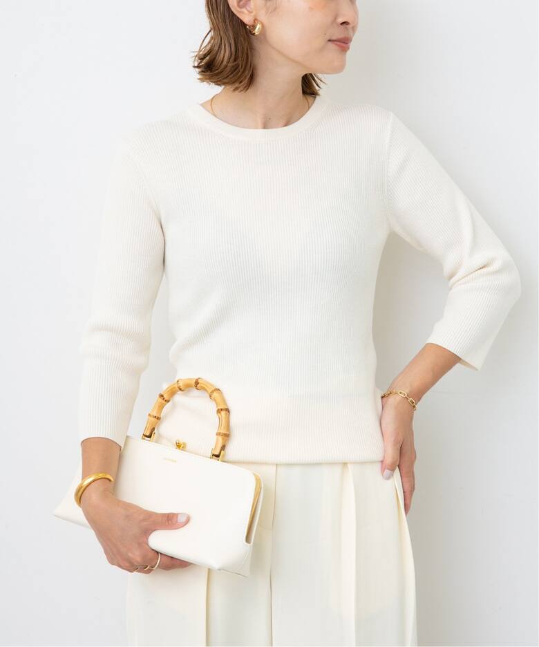 Rib クルーネック プルオーバー（ニット／セーター）｜Deuxieme Classe  