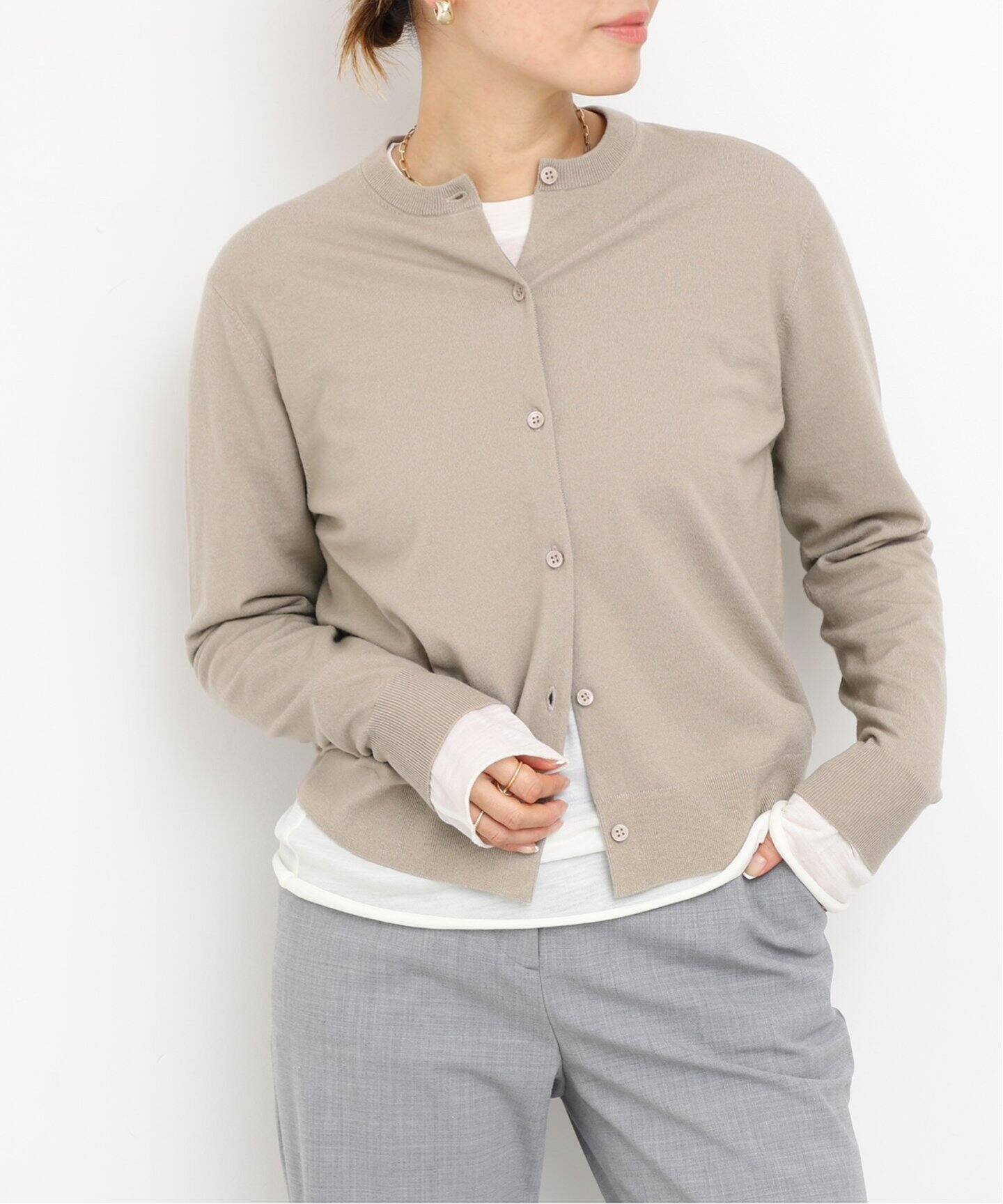 MUSEドゥーズィエム クラス 21AW クルーネック ニット　長袖カーディガン 楽天市場】Deuxieme Classe ドゥーズィエム クラス カーディガン