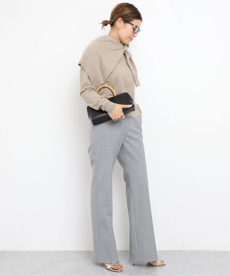 Stretch Wool クルーネックカーディガン（カーディガン）｜Deuxieme 