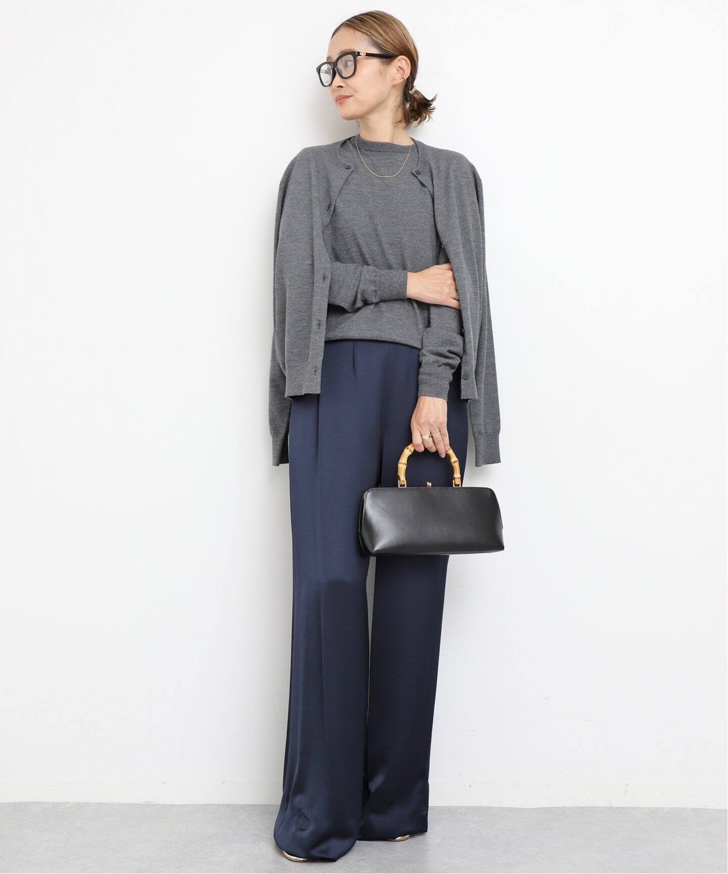 Stretch Wool クルーネックプルオーバー（ニット／セーター 