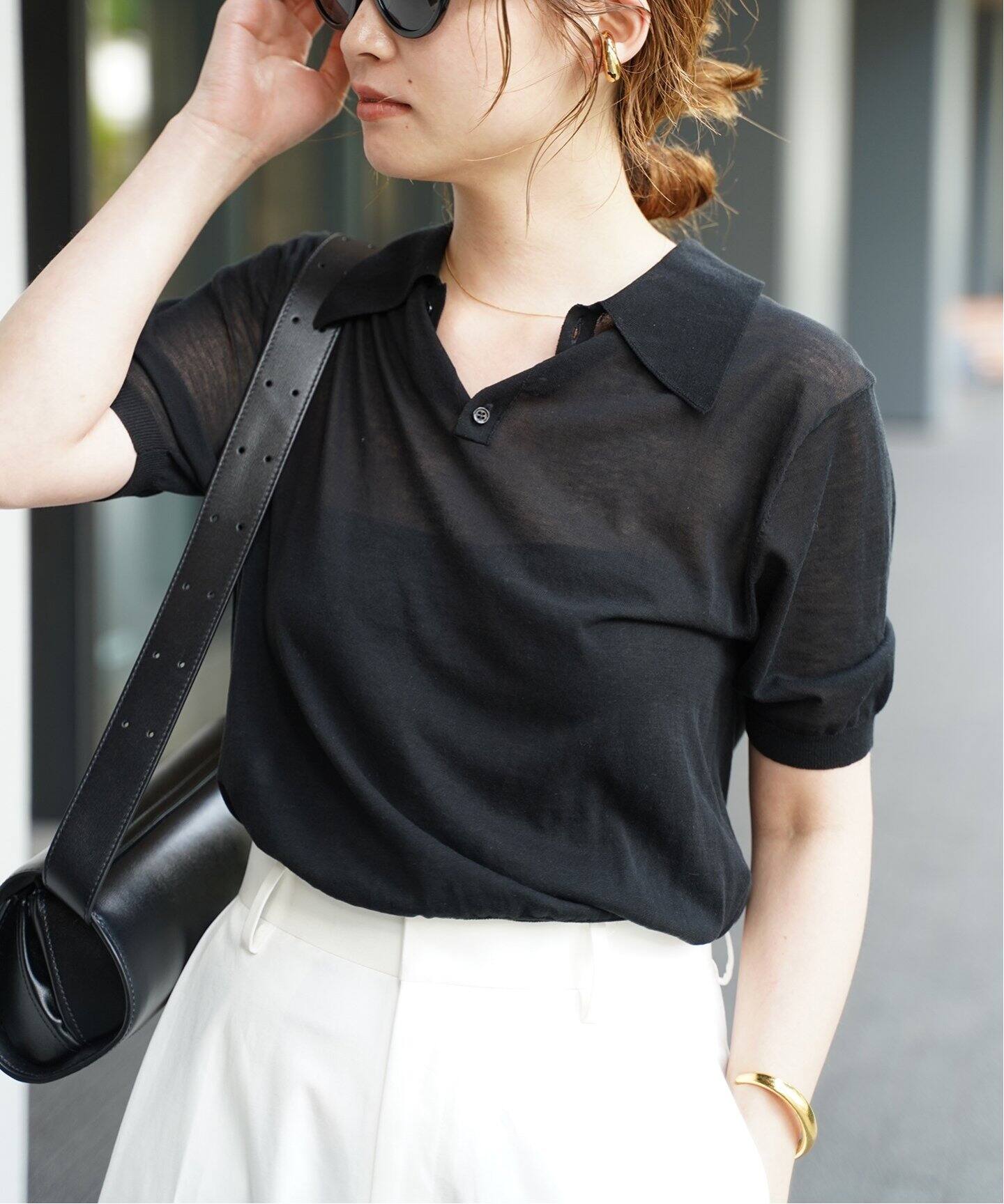 Cotton Poloshirt ニット（ニット／セーター）｜Deuxieme Classe  