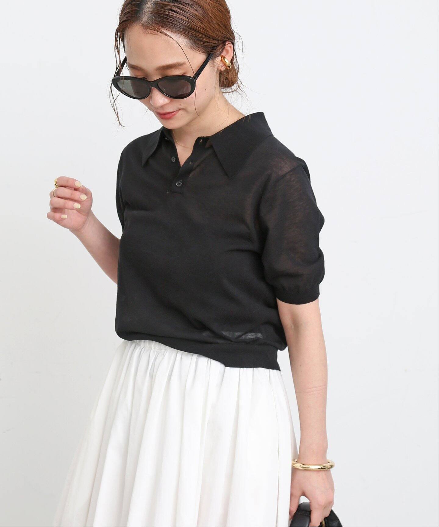 Cotton Poloshirt ニット（ニット／セーター）｜Deuxieme Classe  