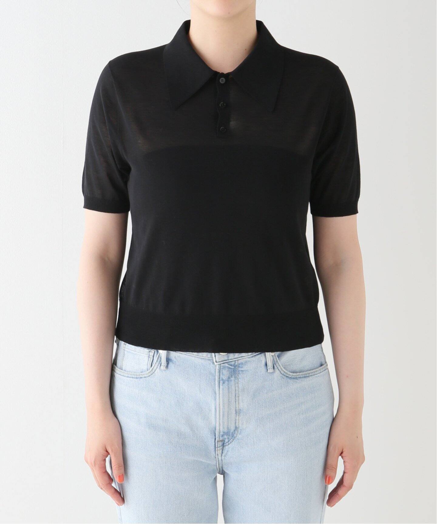 Cotton Poloshirt ニット（ニット／セーター）｜Deuxieme Classe  