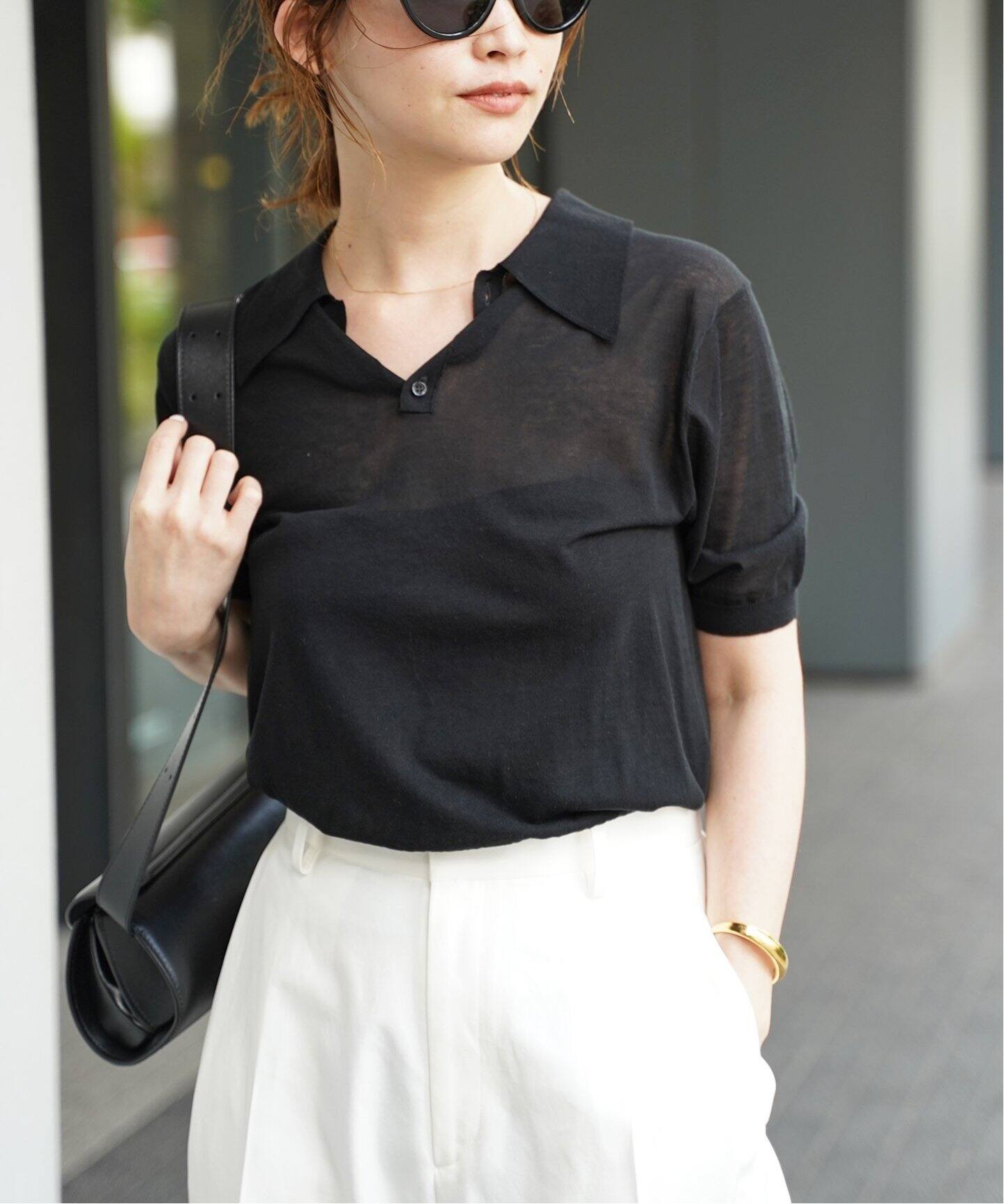 Cotton Poloshirt ニット（ニット／セーター）｜Deuxieme Classe 