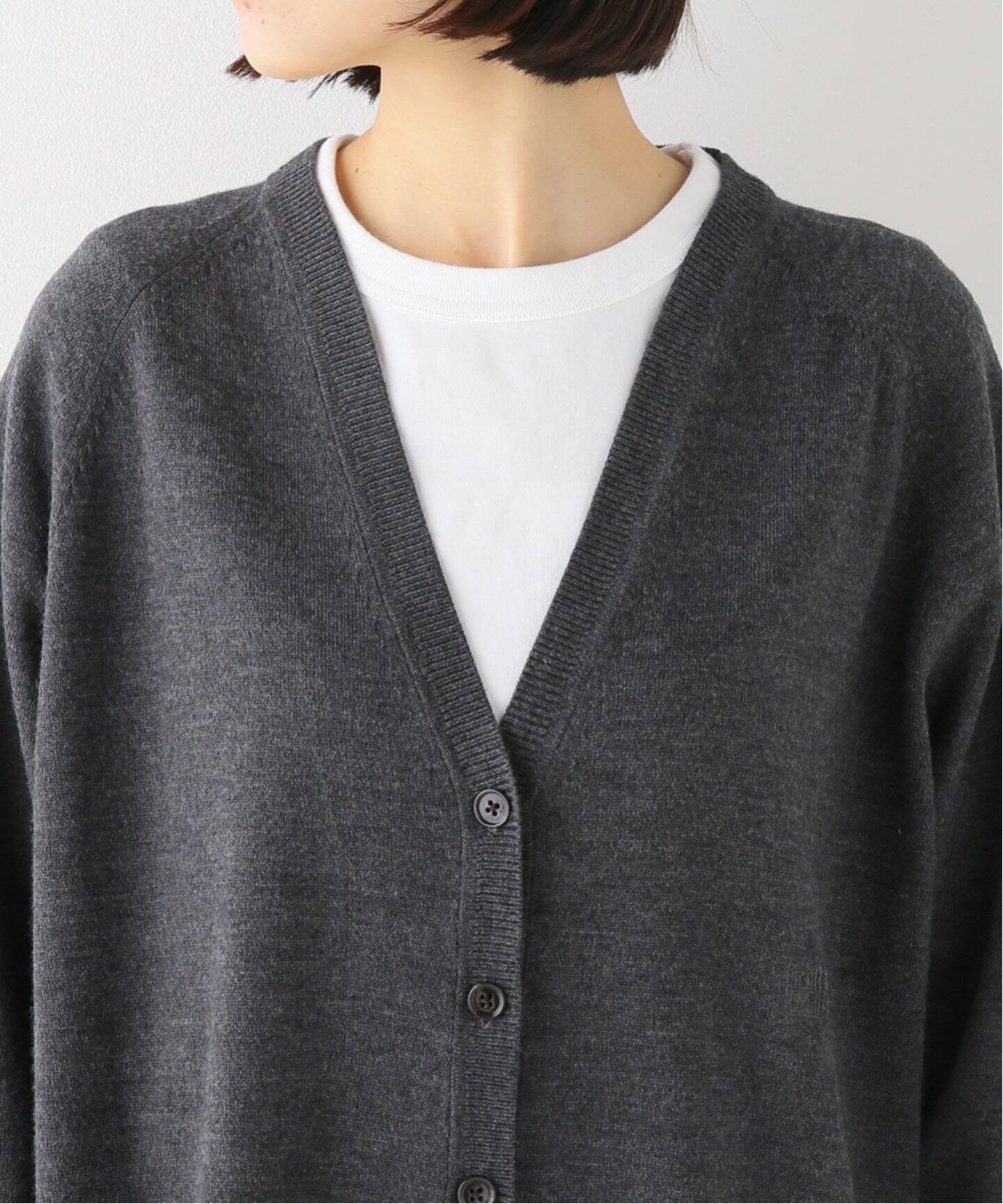TOTEME/トーテム】RAGLAN-SLEEVE WOOL カーディガン（カーディガン  