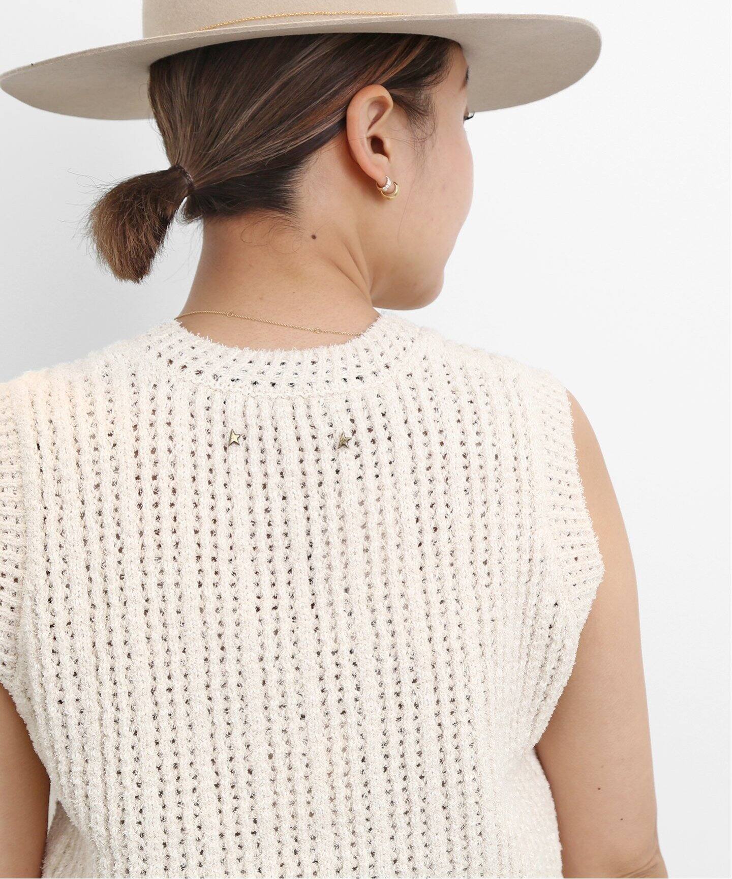 GOLDEN GOOSE / ゴールデングース】 SLEEVELESS ニット（ニット 