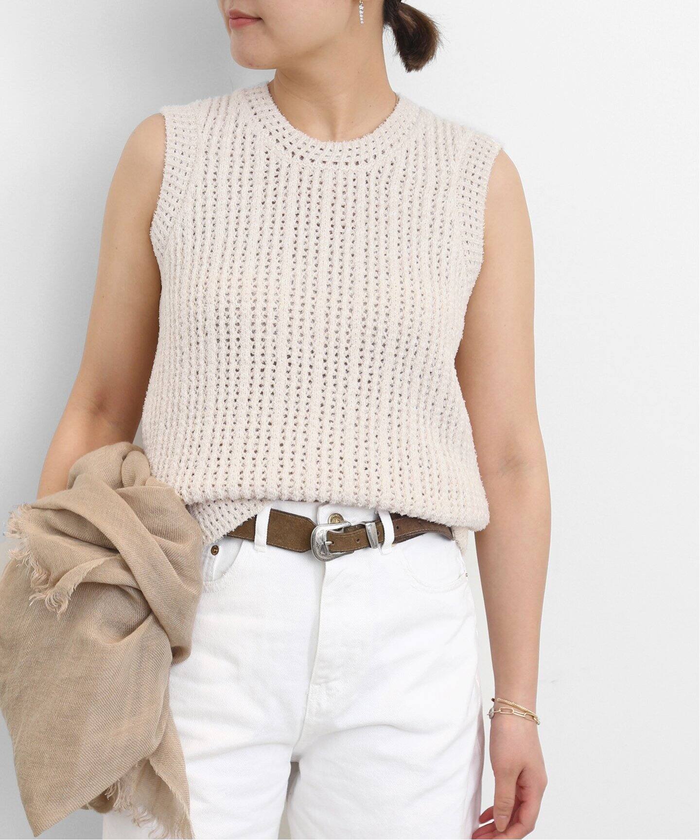 GOLDEN GOOSE / ゴールデングース】 SLEEVELESS ニット（ニット  