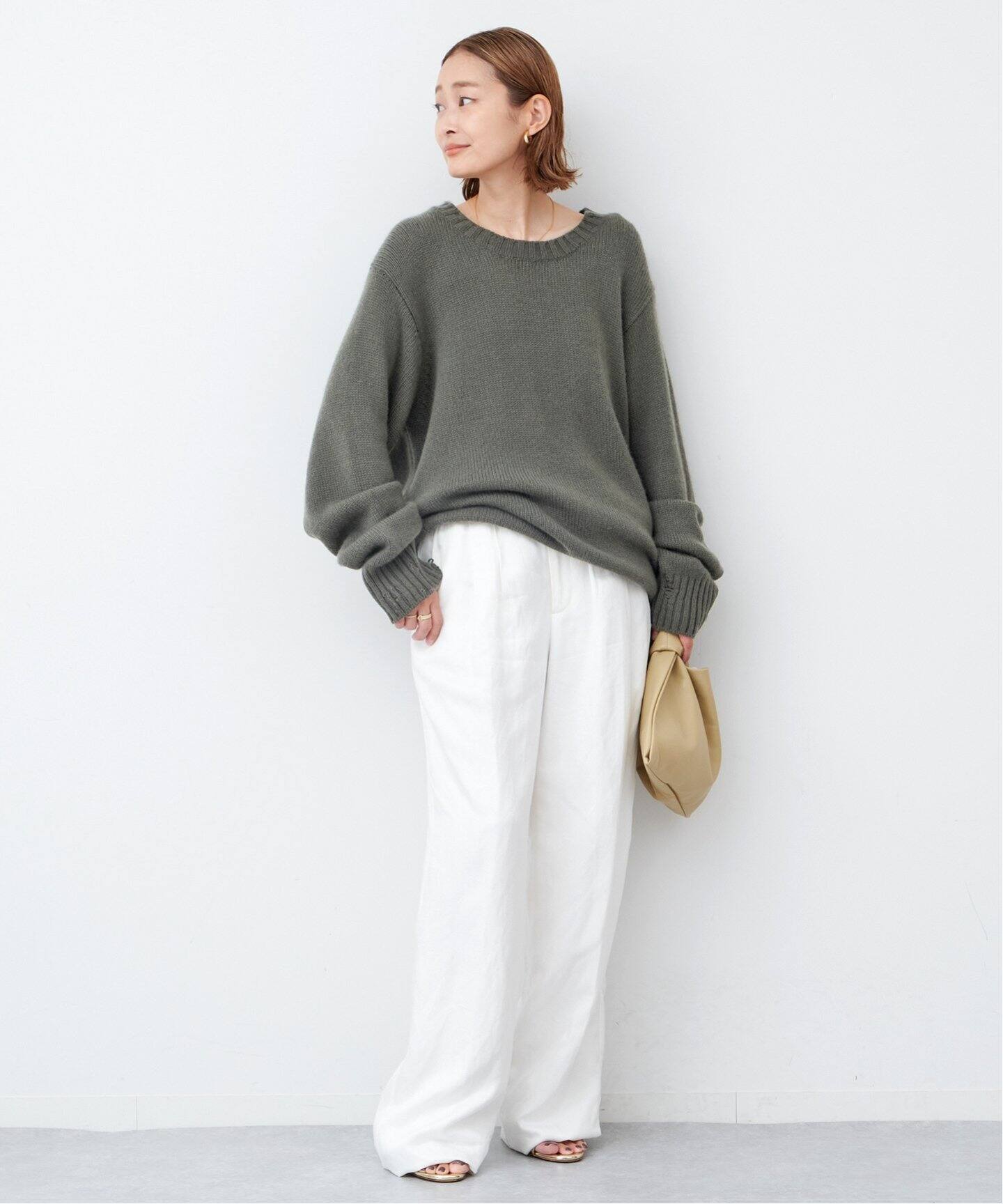 CANESSA/カネッサ】KARL ROUND NECK（ニット／セーター）｜Deuxieme 