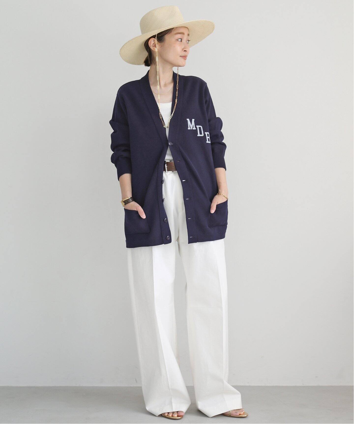 MADISONBLUE / マディソンブルー】 BIG カーディガン COTTON  