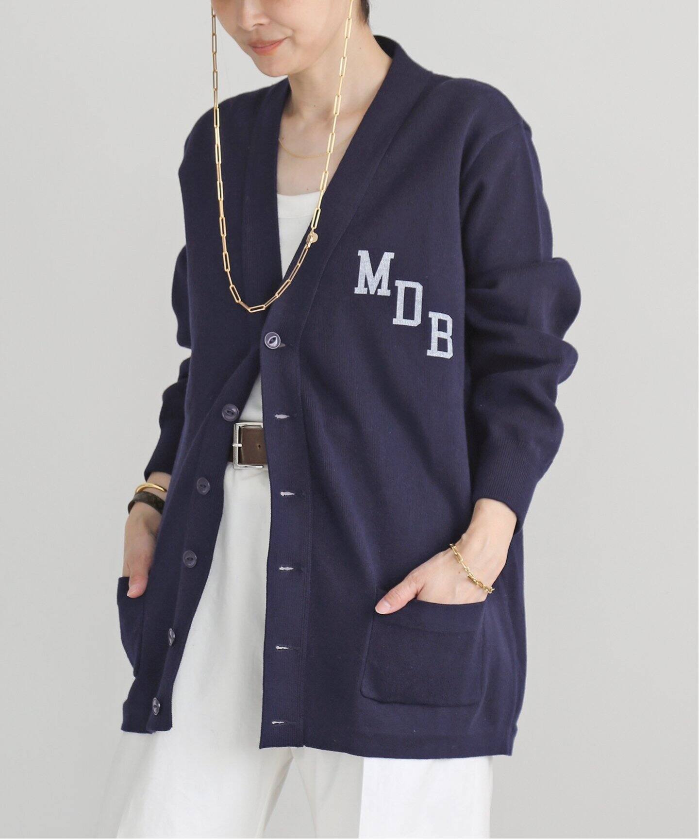 MADISONBLUE / マディソンブルー】 BIG カーディガン COTTON 