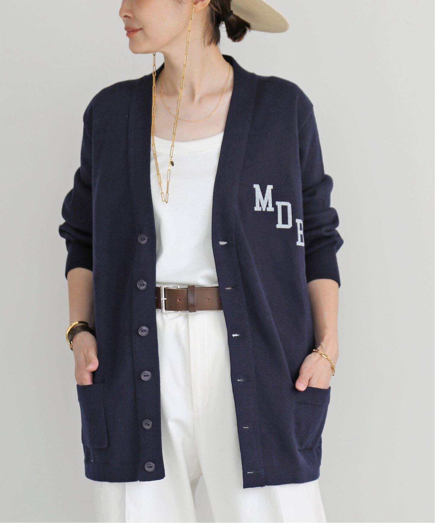 MADISONBLUE / マディソンブルー】 BIG カーディガン COTTON  