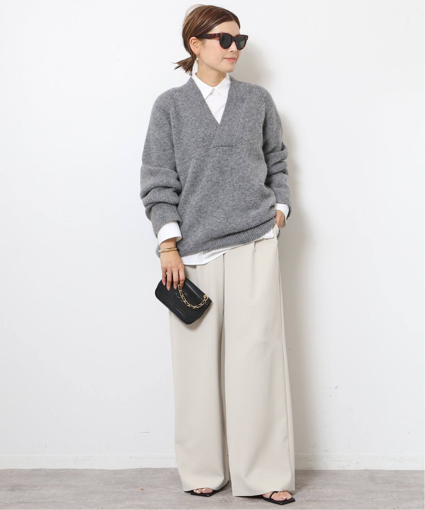 ROHE/ロヘ】 Vネックニット MNS（ニット／セーター）｜Deuxieme Classe 