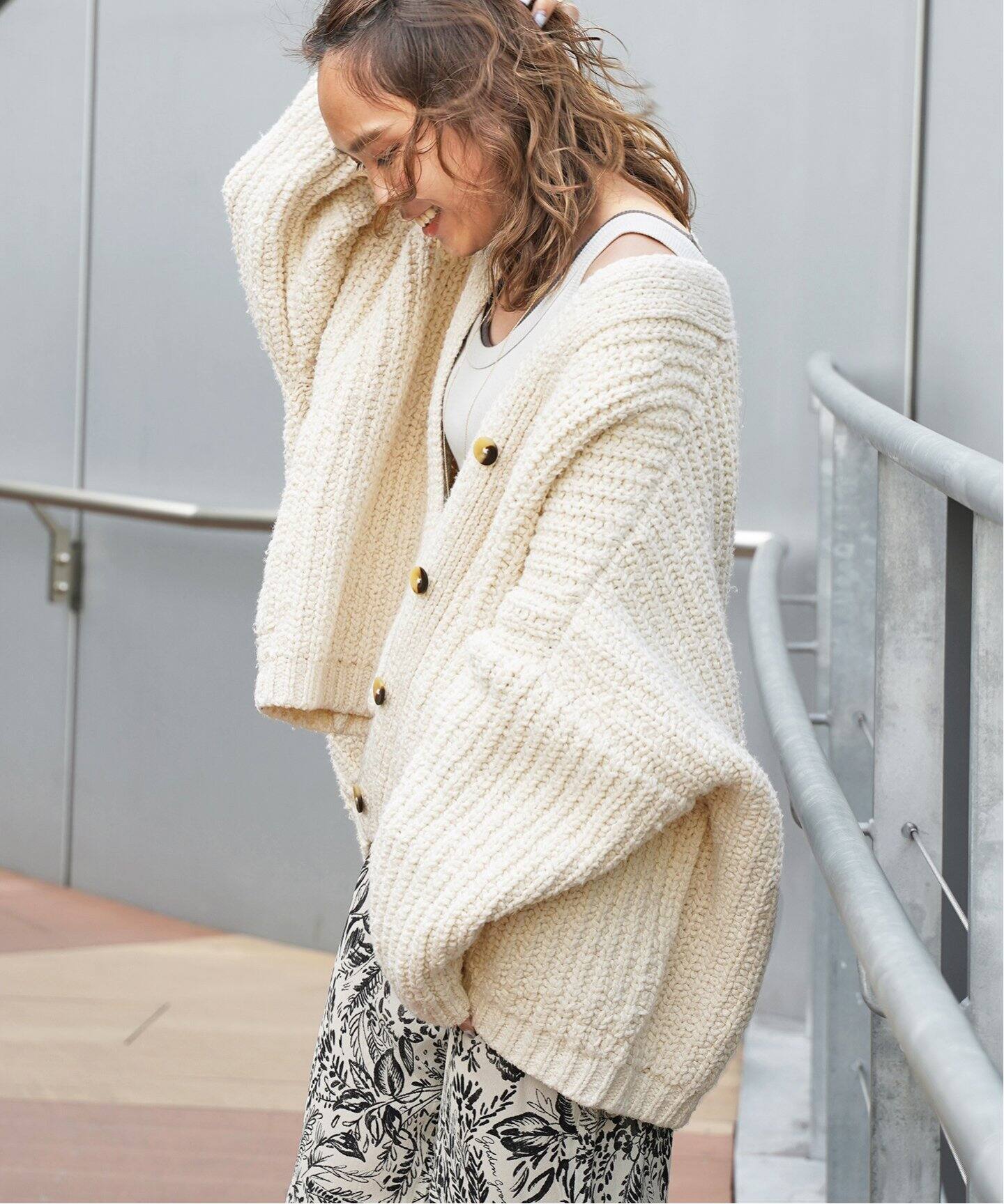 LAUREN MANOOGIAN/ローレン マヌージアン】 SHAKER カーディガン  