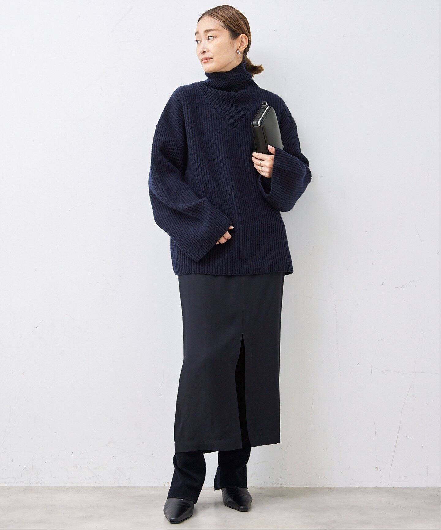 TOTEME/トーテム】 Wrapped-Neck ニット（ニット／セーター  