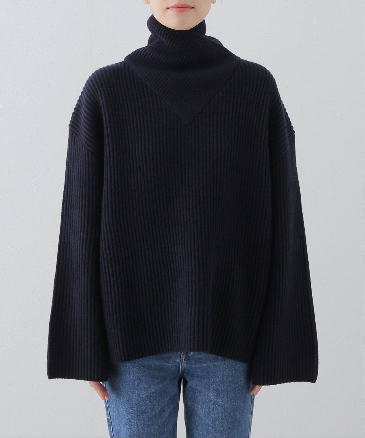 TOTEME/トーテム】 Wrapped-Neck ニット（ニット／セーター  