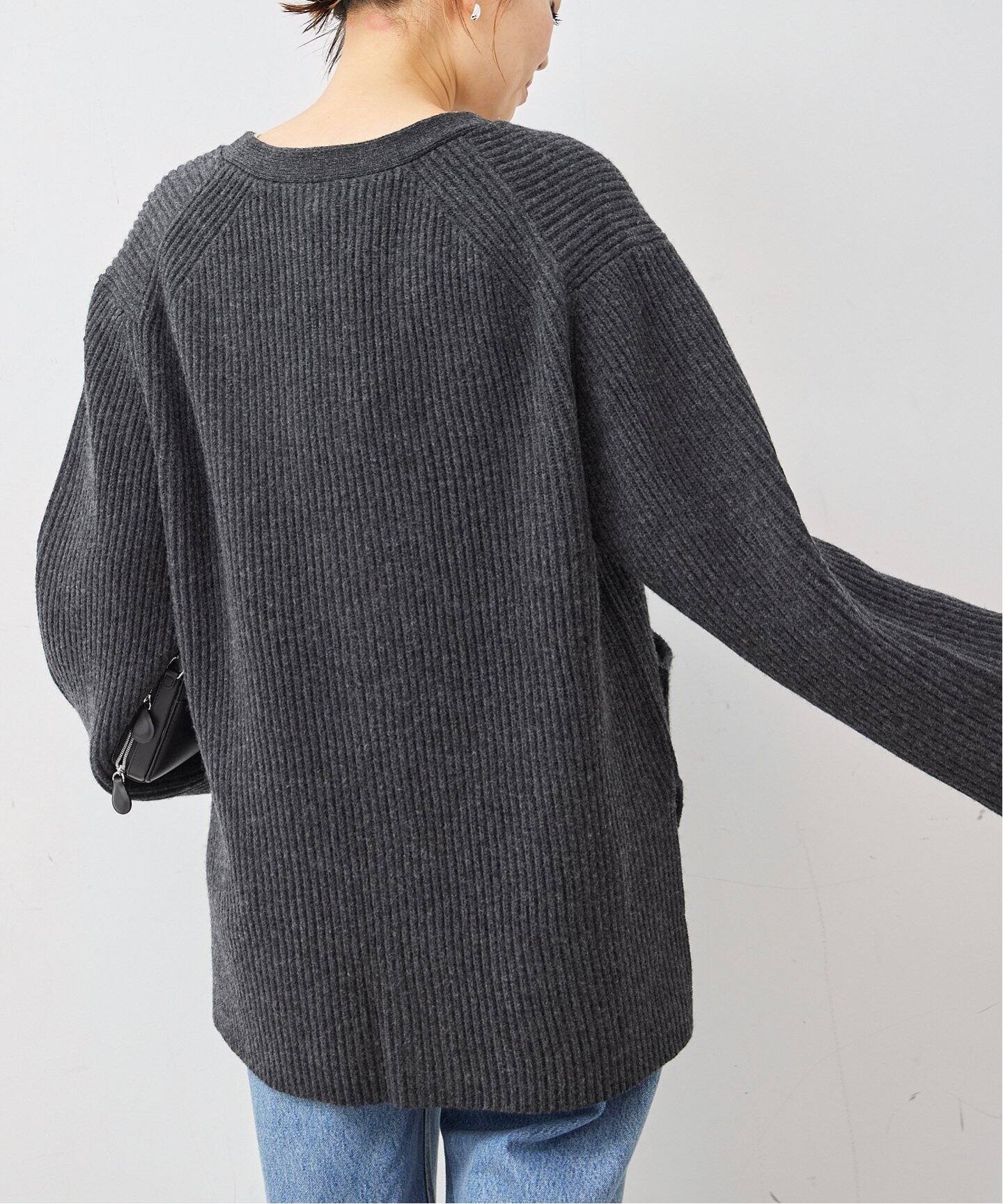 TOTEME/トーテム】 Ribbed Wool カーディガン（カーディガン  